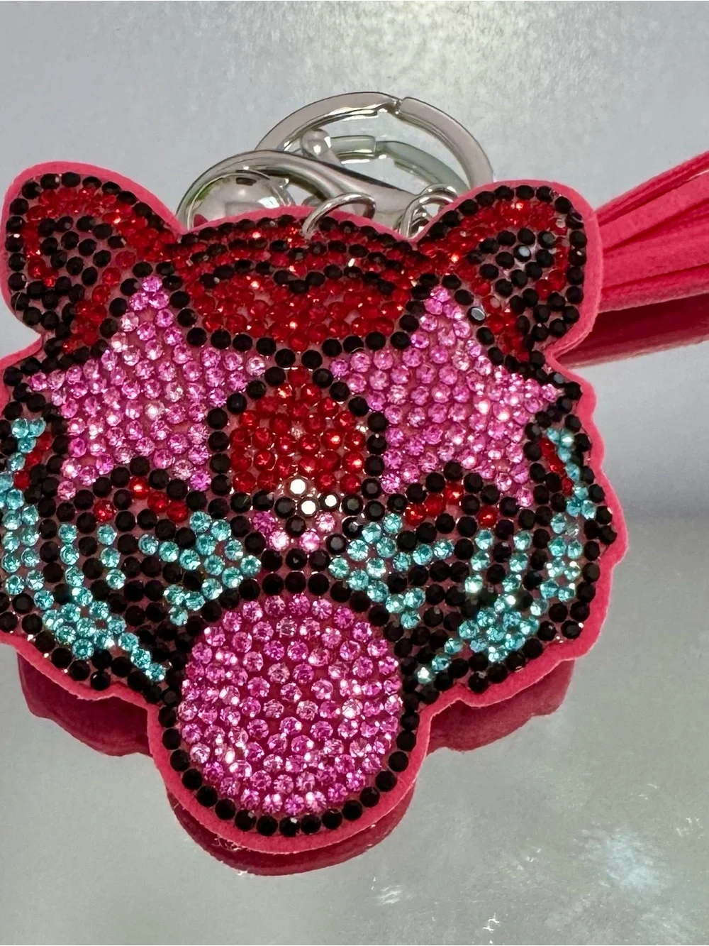 New Pink Dopamine Tiger keychain/Bag Charm